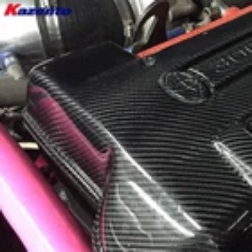 VVTI-Z Engine Plug Cover For Toyota 93-98 Supra MK4 A80 2JZ Carbon Fiber